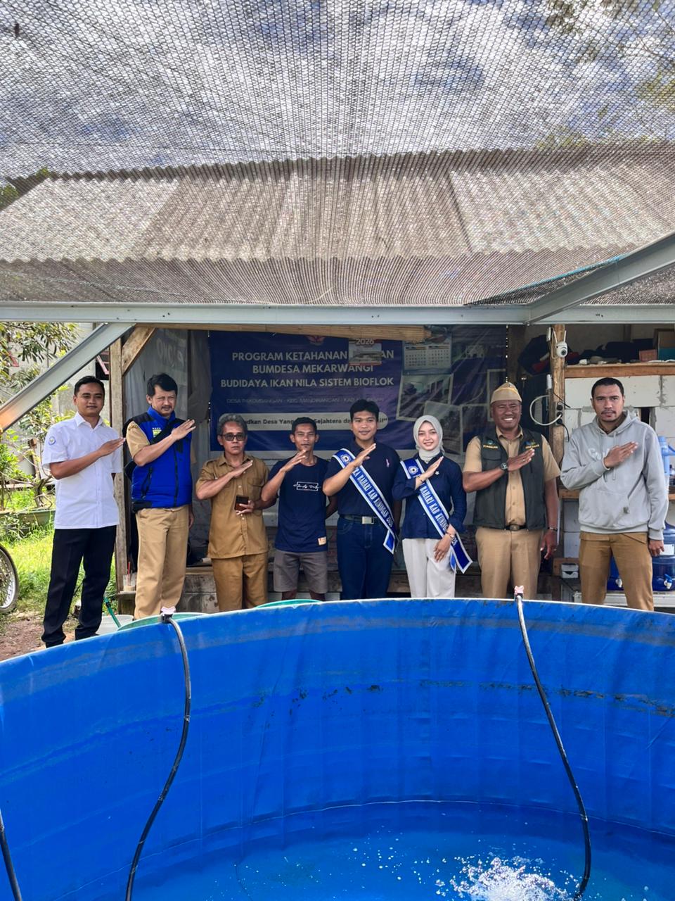 Kunjungan Putra Putri Bahari ke Program Unggulan Dinas Perikanan dan Peternakan Kabupaten Kuningan