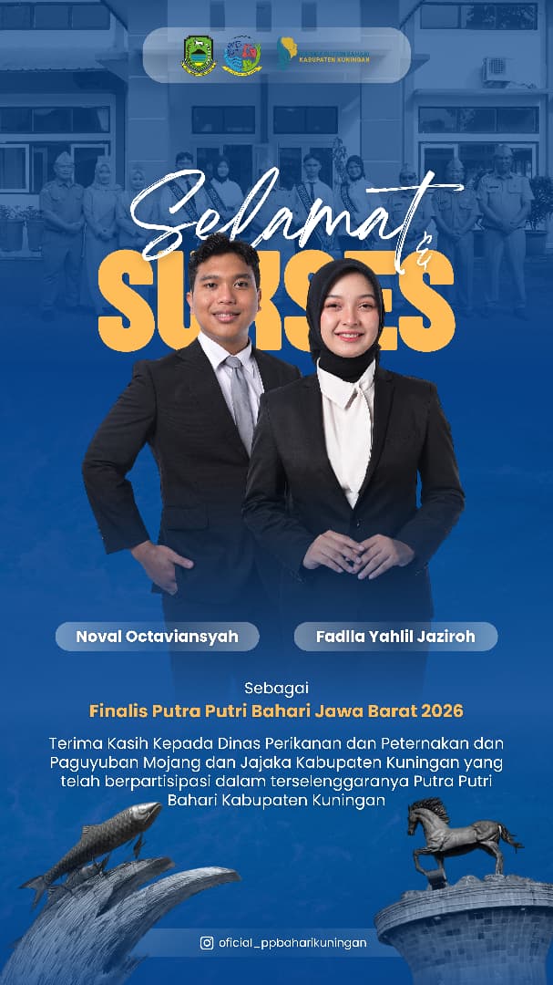Wakili Daerah, Noval Octavian dan Fadlla Yahlil J Maju ke Pemilihan Putra-Putri Bahari Jawa Barat